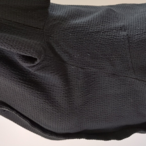 Oska Soft Black Textured Seersucker Jacket - Picture 13 of 16